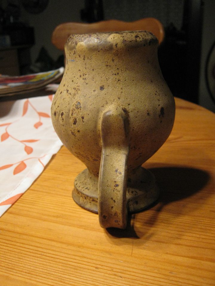 handgetöpferte, kleine Vase/Krug VK Keramik in Insheim