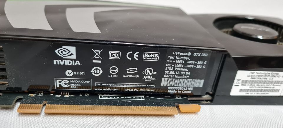 PCI-E Grafikkarte GeForce GTX260 GDDR3  896MB in Tuttlingen