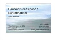 Schrottabholung / Hausmeisterservice Thüringen - Wutha-Farnroda Vorschau