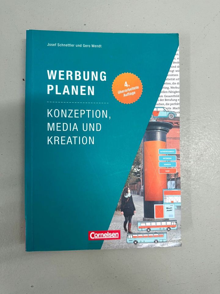 Buch "Werbung planen", 4. Auflage, (Schnettler & Wendt) in Hamburg