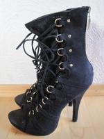*** Ich SUCHE...High Heels Stiefeletten Peeptoes Netz *** Brandenburg - Herzfelde Vorschau