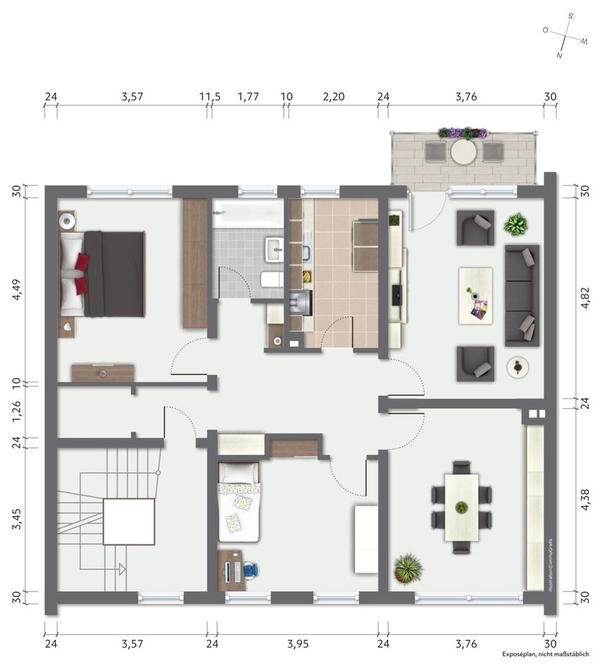 Leverkusen-Schlebusch:  Großzügiges 282 m² 3-Parteienhaus Für Anleger und Selbstnutzer in Top-Lage in Leverkusen