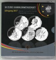 20 € Silber Silbermünzenset 2017 PP 5 x 20 € OVP 925 AG Deutschl Thüringen - Rastenberg Vorschau