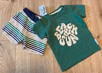 Kombis aus T-Shirt & Hose / Latzhose & Body kurzarm 62 68 Hessen - Hasselroth Vorschau