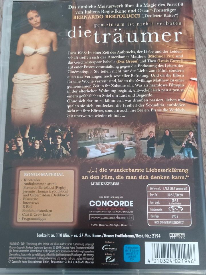 Eva Green: Die Träumer (DVD) in Wendlingen am Neckar