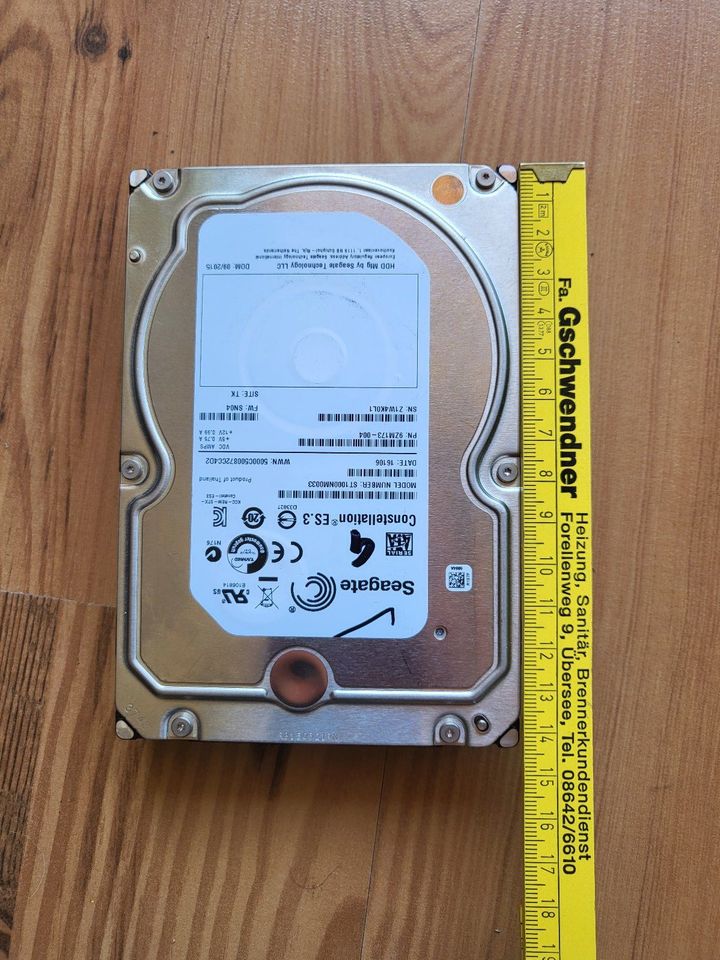 3,5" Seagate Constellation ES.3 ST1000NM0033 Festplatte 1TB HDD in Übersee