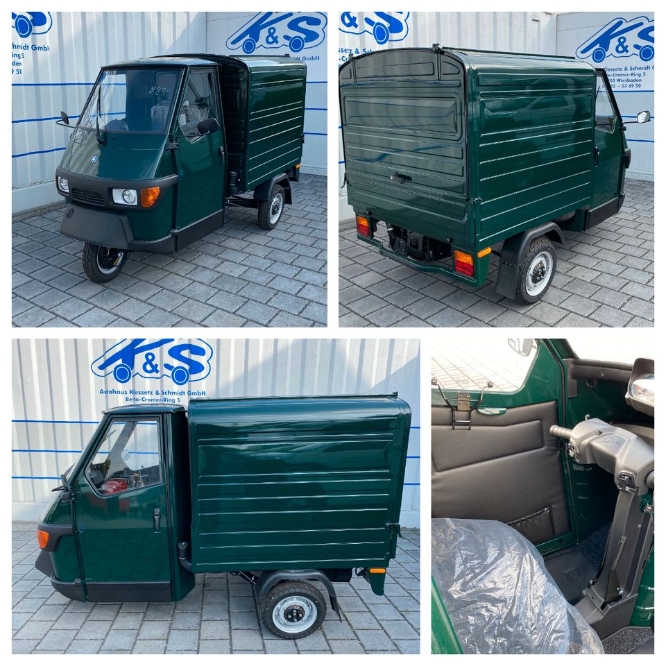 Piaggio APE 50 Kasten - Neuwagen!  - Sofort - Drosselbar 25 km/h! in Wiesbaden