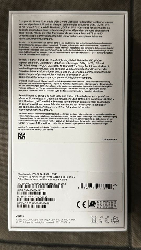 IPhone 12 , 128 Gb in Stutensee