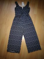 Jumpsuit Einteiler Gürtel Overall Culotte Punkte Dots Dunkel Blau Baden-Württemberg - Villingen-Schwenningen Vorschau