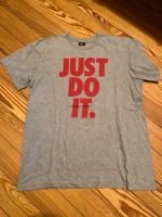NIKE, T-Shirt, Just do it, grau, Größe L Neuhausen-Nymphenburg - Nymphenburg Vorschau