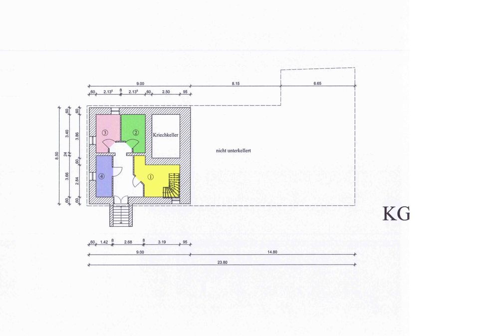 Erdgeschosswohnung, 3 Zimmer, EBK, Balkon, Keller und Parkplatz in Achern