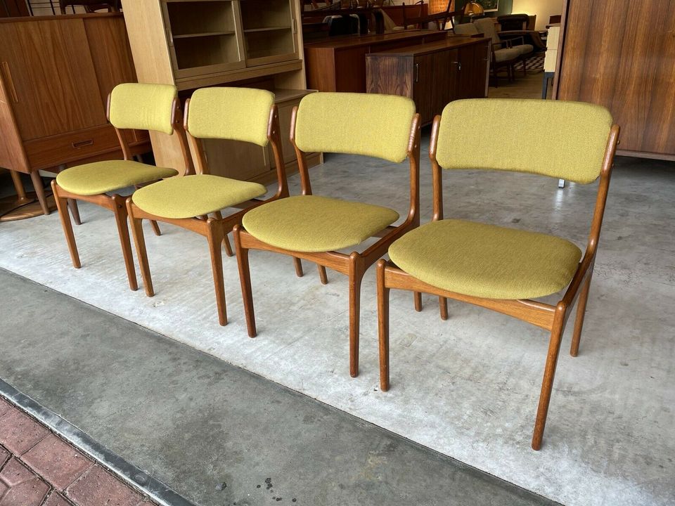 60er Danish Design Teak Stühle Buch Mid Century Esszimmerstühle in Bremen