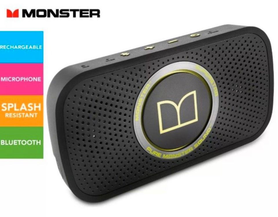 Neu Monster Superstar Bluetooth Lautsprecher Speaker Schwarz  Neu in Schöppingen