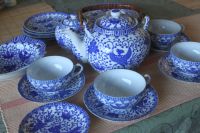 Tee-Service China oder Japan Phönix blau-weiß 4 Personen Kanne Nordrhein-Westfalen - Windeck Vorschau