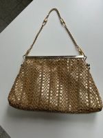 Retro Tasche Clutch Gold mit Goldkette TOP Nordrhein-Westfalen - Kaarst Vorschau