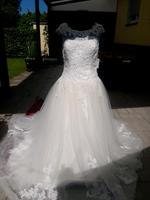 PÖMPÖSES TÜLL BRAUTKLEID PRINZESSIN GR 38-44 ZUM SCHNUEREN  IVORY Essen - Stoppenberg Vorschau