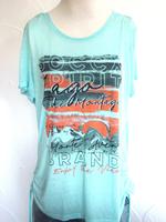 SOCCX T Shirt in türkis bunt, Gr. XXL,44 München - Altstadt-Lehel Vorschau