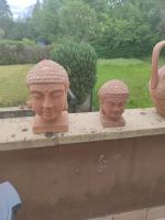 Terracotta Set Buddha Kopf Saarland - Homburg Vorschau