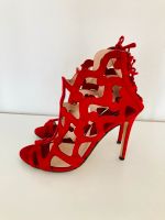 Mango Sandalette rot Gr 38 Highheel Cutout Sommer Hamburg-Nord - Hamburg Eppendorf Vorschau