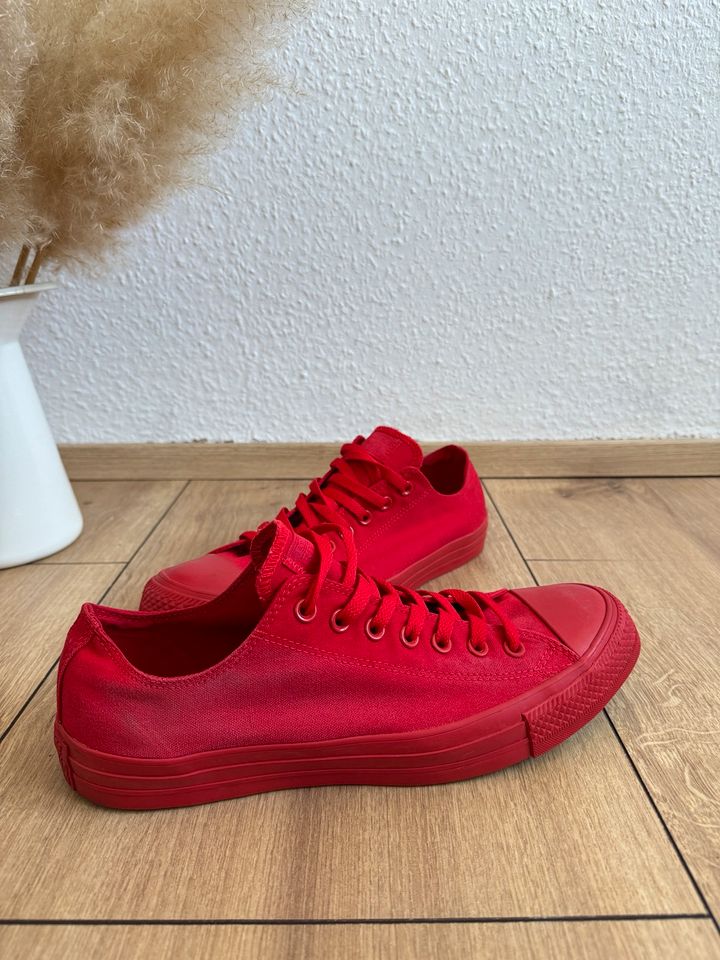 Converse Herrenschuhe | Schuhe | Rot | Größe 45 in Bergisch Gladbach