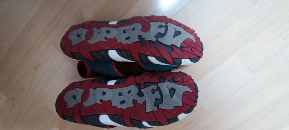 Superfit Sandalen Fußball blau/rot, gr. 35 in Großmehring