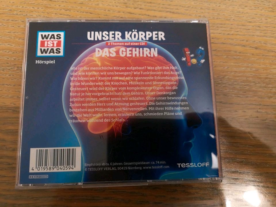 Was ist was? Unser Körper /Das Gehirn Hör Spiel Cd in Dortmund