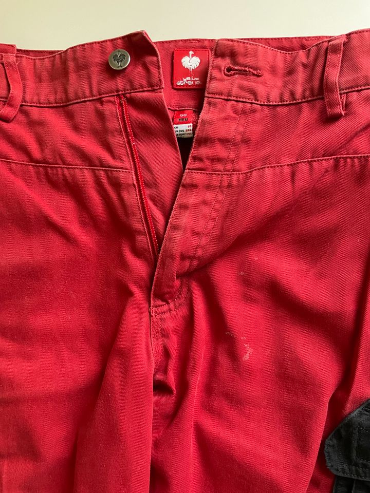 Engelbert Strauss Bundhose e.s.motion rot Gr. 50 in Wülfrath