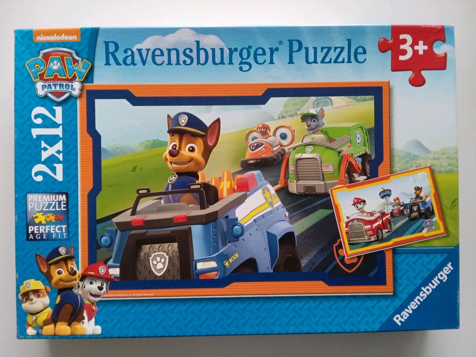 Puzzle Ravensburger Paw Patrol 2 x 12 Teile in Bergisch Gladbach