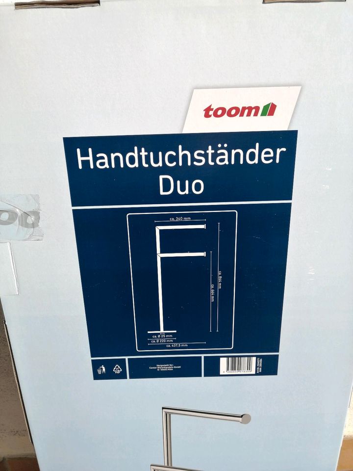 Handtuch Ständer Duo von Toom neu und original verpackt in Villmar