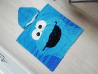 Kids Poncho Badetuch blau Krümelmonster Oskar Sesamstrasse Nordfriesland - Husum Vorschau