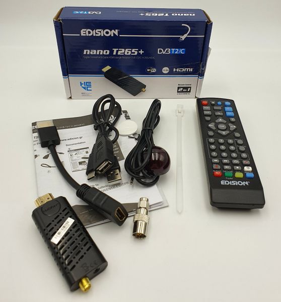 Edision Nano T265+ DVB-T2 Kabel DVB-C HDMI Dongle 26€* in  Nordrhein-Westfalen - Vettweiß | TV Receiver gebraucht kaufen | eBay  Kleinanzeigen ist jetzt Kleinanzeigen