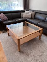 Hülsta Couchtisch CT 10 90x90 Natureiche Klarglas Platte Stuttgart - Mühlhausen Vorschau