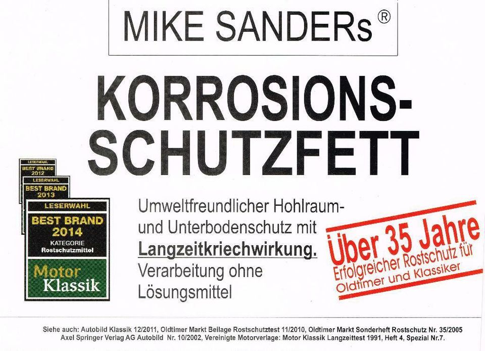 Mike Sander`s Hohlraumversiegelung für Geländewagen in Brokstedt