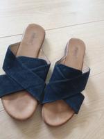 Sandalen Gr 41, Minu, blauer Schlupfschuh, slipper Bayern - Lohr (Main) Vorschau