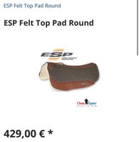 ESP Felt Top Westernpad Round, Classic Equine Bayern - Arnstein Vorschau