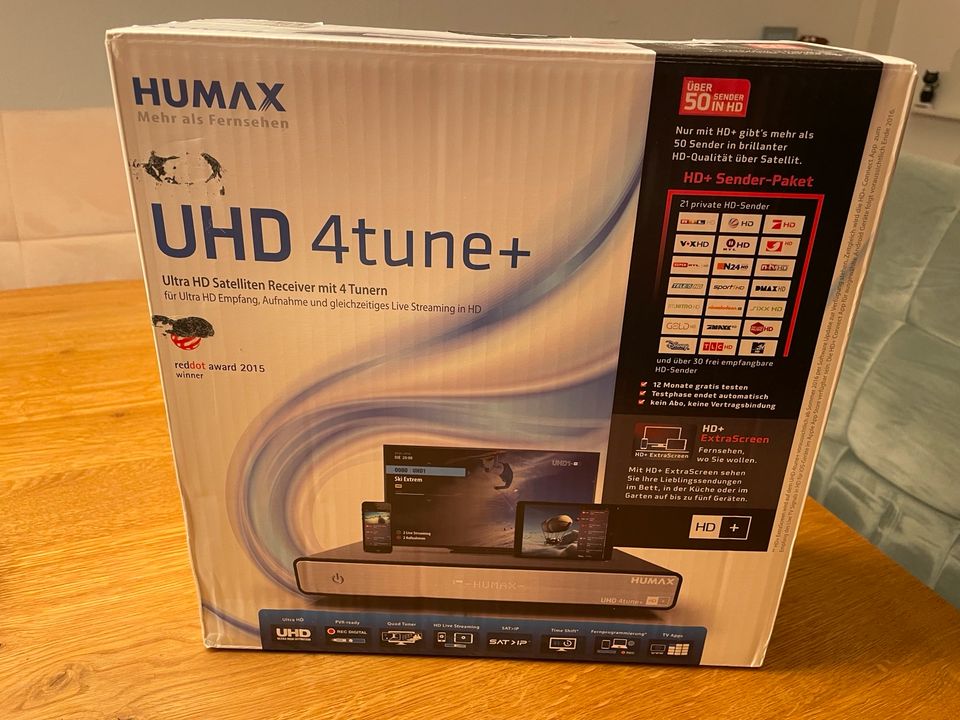 Humax UHD 4tune+ (HGS-1000S) Ultra HD 4K Receiver Neuwertig! in Mülheim (Ruhr)