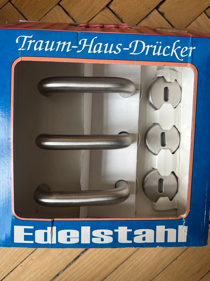 Türbeschläge Edelstahl Türdrücker 3 Stück Edelstahl in Hamburg