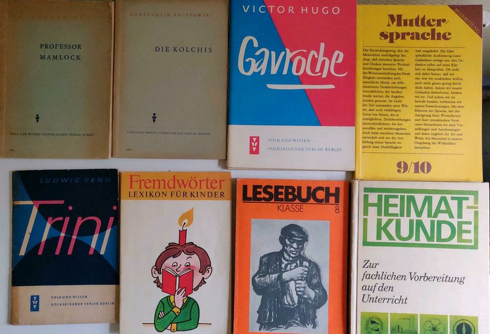DDR Lehrbuch Muttersprache Lesebuch Heimatkunde.... in Weimar