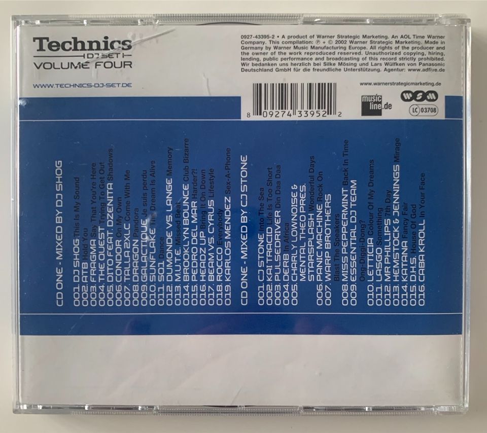 Technics DJ Set Vol. 4 - Neu OVP TOP in Hamburg