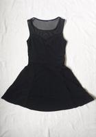 Kurzes leichtes Kleid Netzoptik schwarz Vintage XS Nordrhein-Westfalen - Sankt Augustin Vorschau