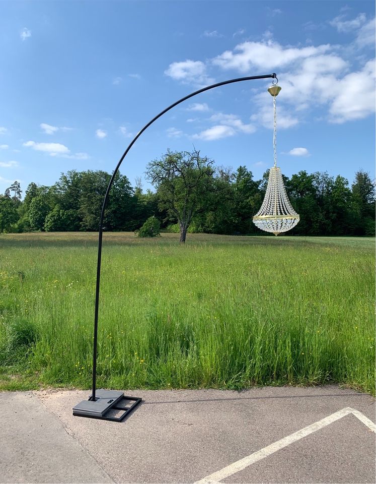 Mieten/Verleih - Bogenlampe mieten für Kronleuchter Hochzeit in Schömberg b. Württ