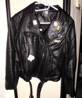 Lederjacke Divided by H&M mit Patches verarbeitet * Punk * Gr.34 Sachsen-Anhalt - Südharz Vorschau