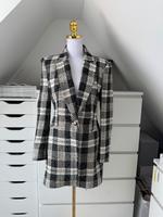 Zara Blogger Tweed Blazer Mantel Jacke Größe M beige schwarz Nordrhein-Westfalen - Altena Vorschau