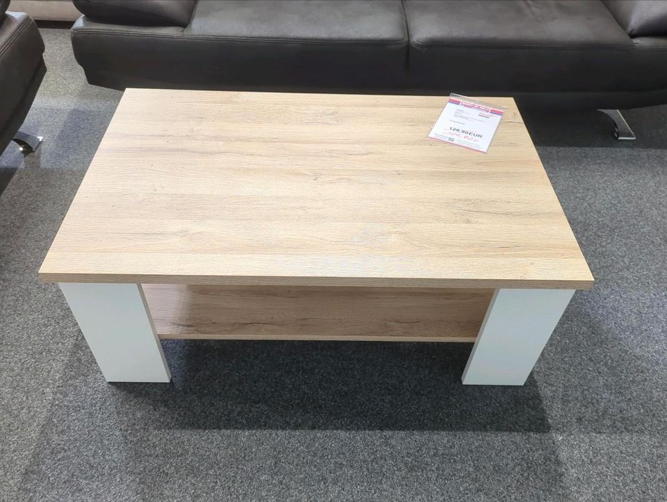 Couchtisch Elara  Weiß matt Eiche Bianco statt 129,90€ in Kulmbach