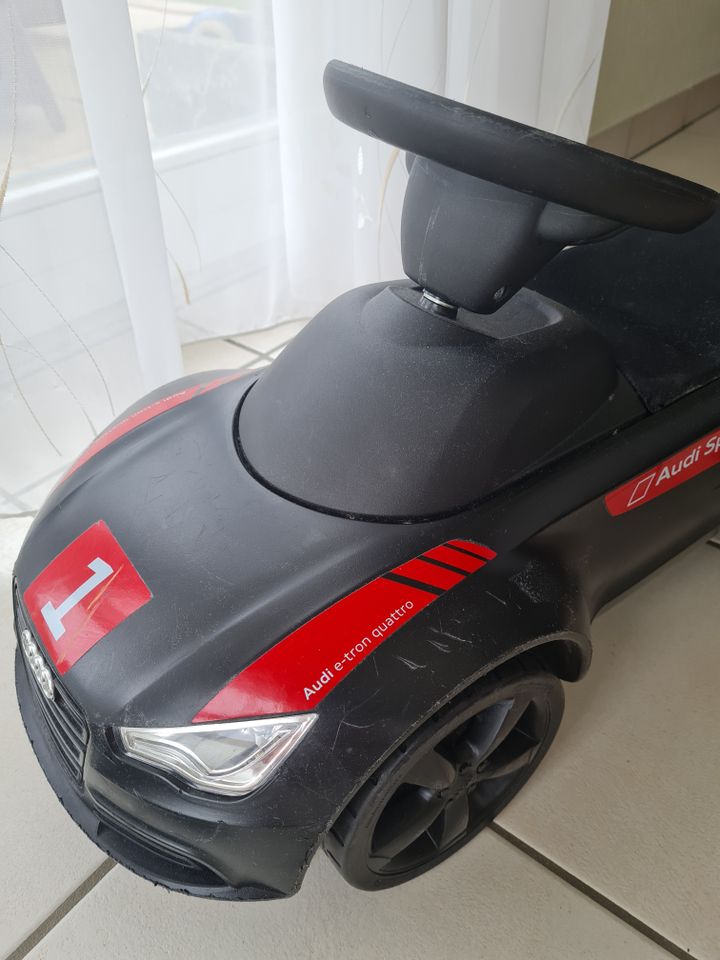 Audi Junior quattro Kinderauto schwarz/rot Bobby Car in Heilbronn