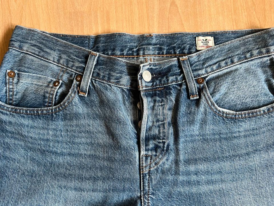 LEVI´S 501 JEANS   -WHITE OAK CONE DENIM-  27/32 FÄLLT WEIT AUS in Recklinghausen