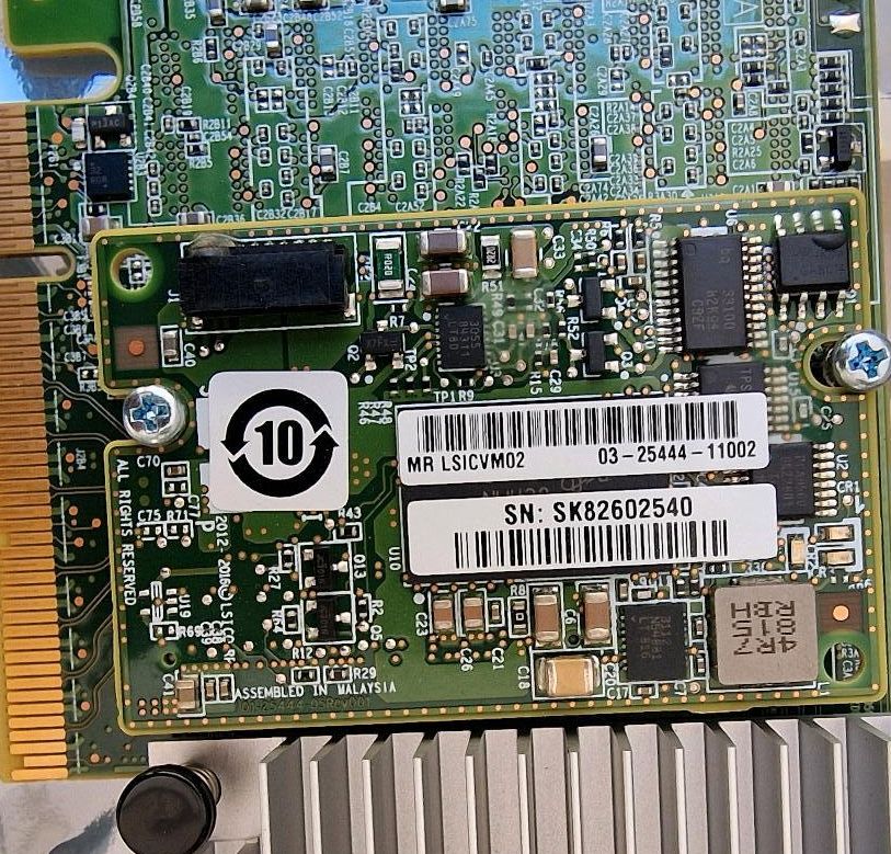 LSI Raid-Controller MR SAS 9361-8i 8-CH SAS 12G PCI-E incl. Batte in Edingen-Neckarhausen