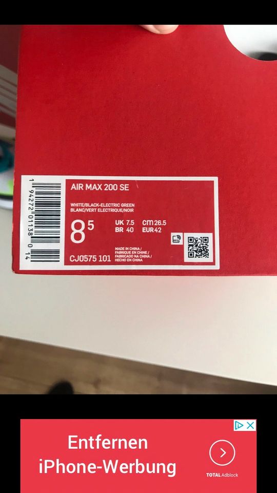 Schöne Nike AIR MAX 200 SE NEU!! in Kaiserslautern