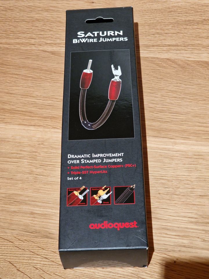 Audioquest Saturn BiWire Jumpers in Bielefeld