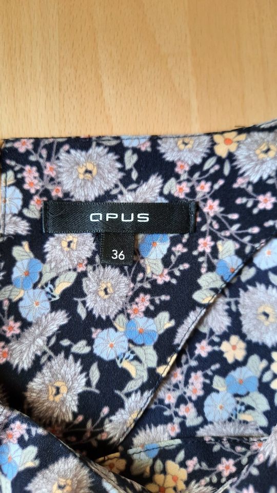 sommerliche Bluse Opus Fanelva mit floralen Muster blau rosa bunt in Berlin